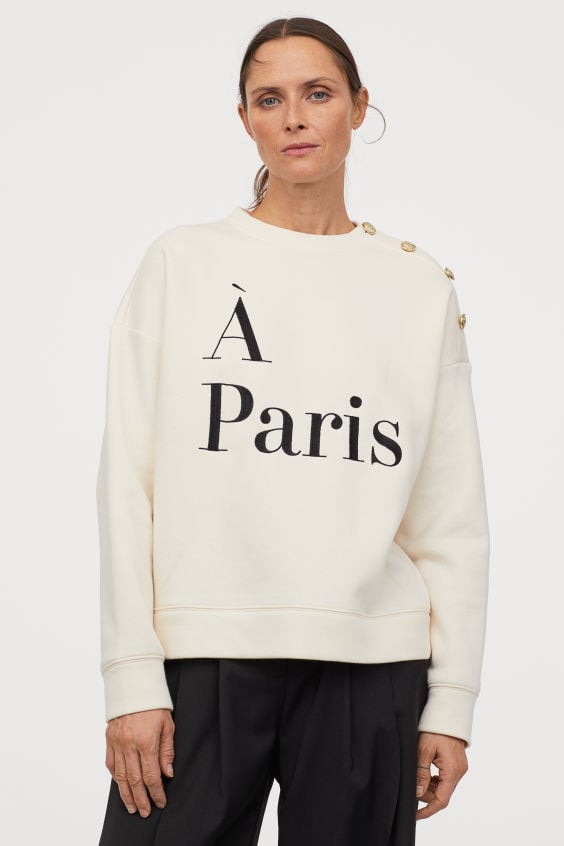 H&M Sweatshirt with Text Design