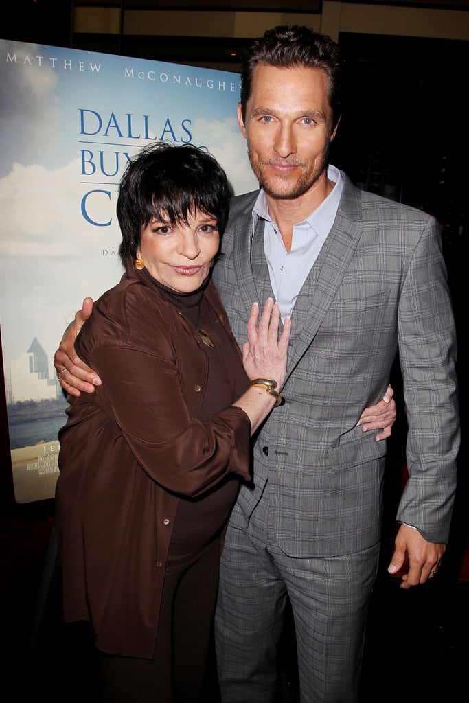 Liza Minnelli couldn't keep her hands off Matthew McConaughey when she attended a lunch for Dallas Buyers Club in NYC on Monday.