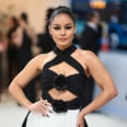 Vanessa Hudgens's Met Gala Gown Gives Drama With a Thigh-High Slit and Cutouts