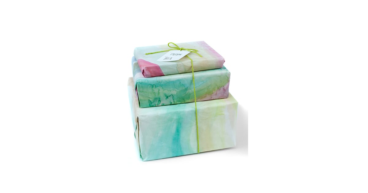 Watercolor Gift Wrap DIY Gift Wrap POPSUGAR Smart Living Photo 38