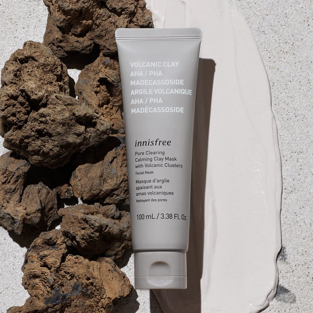 A Clay Mask: Innisfree Pore Clearing Calming Clay Mask with Volcanic Clusters