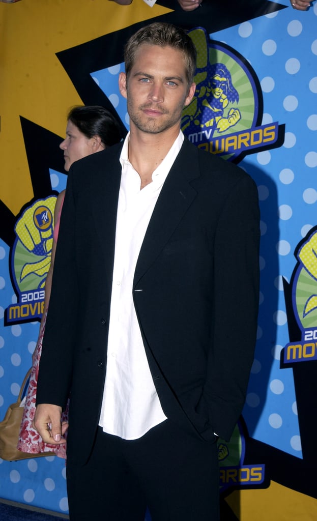 Paul walked the red carpet at the MTV Movie Awards in May 2003.