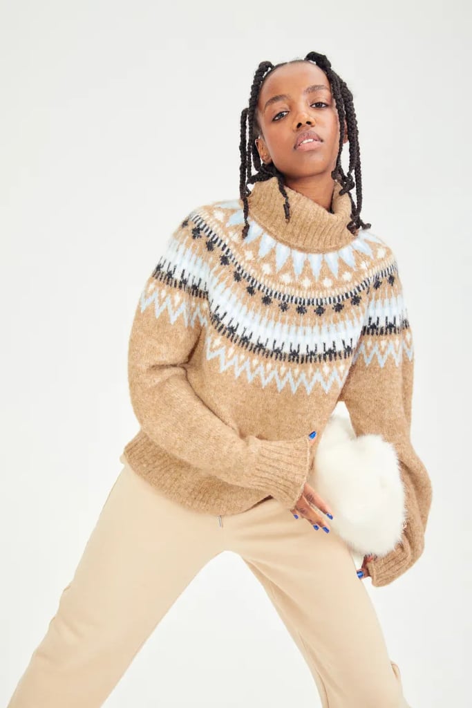 A Fair Isle Turtleneck: H&M Jacquard-knit Turtleneck Sweater