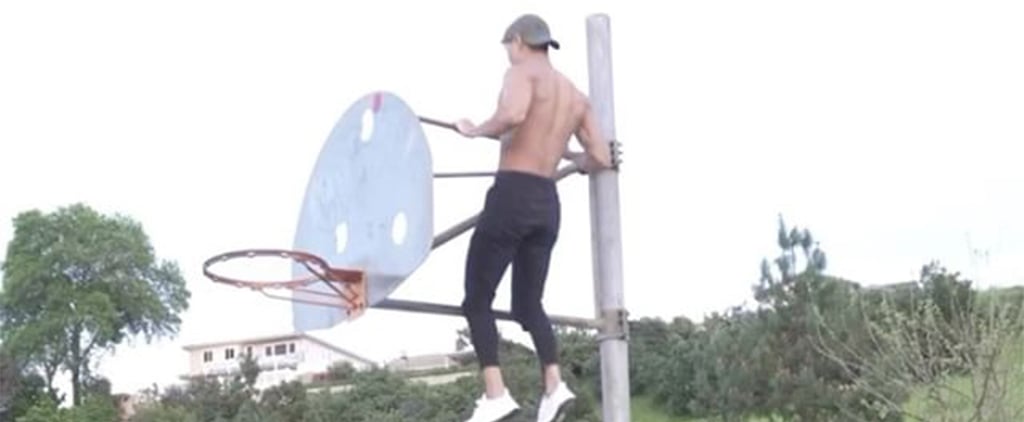 Burpees Off Basketball Backboard | Instagram Video