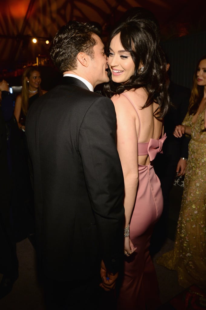 January 2016: Katy Perry and Orlando Bloom Get Close at a Golden Globes Afterparty