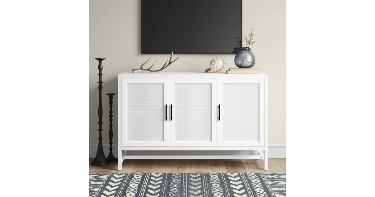 An Entertainment Stand Warwick Three Door Accent Media Best