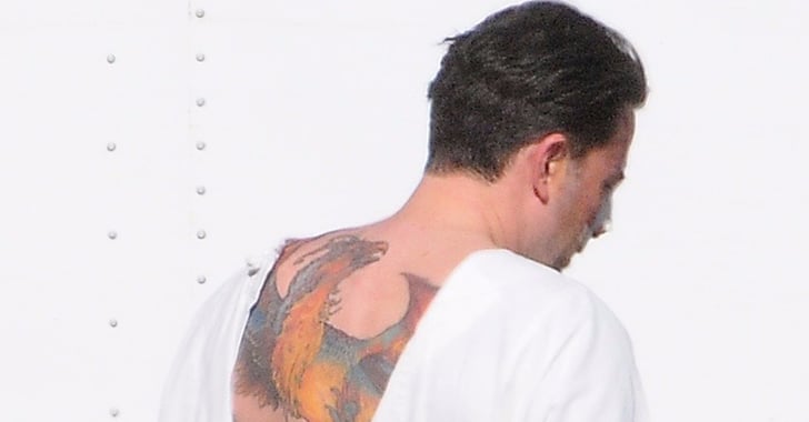 Ben Afflecks Back Tattoo Pictures Popsugar Celebrity 0389