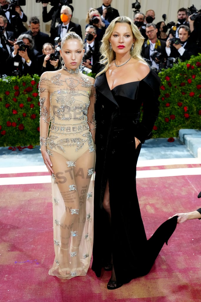 Kate Moss and Lila Moss at the 2022 Met Gala
