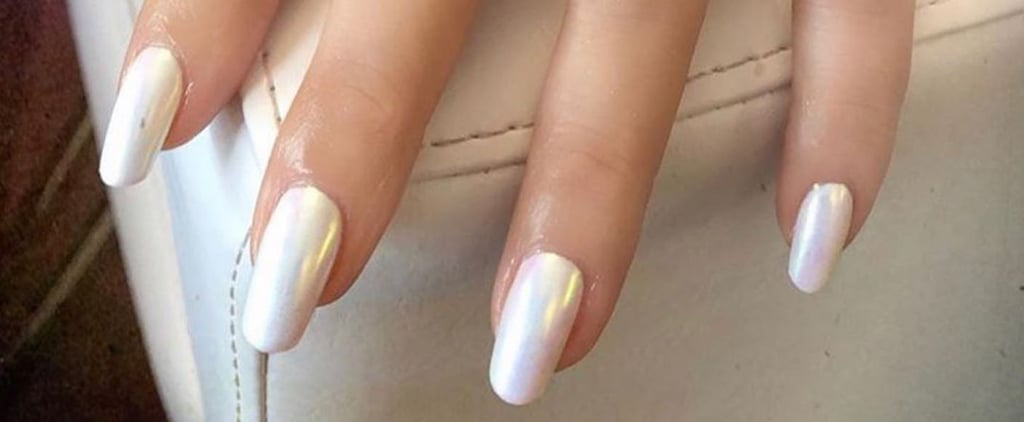 The Pearly White Nail Polish Trend Every Celebrity Is Wearing Right Now