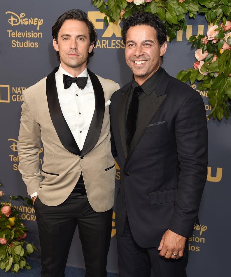 Milo Ventimiglia and Jon Huertas at the 2019 Emmys