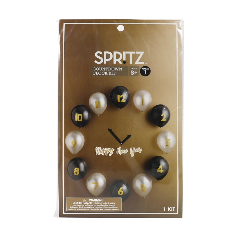 For the Countdown: Spritz New Year Countdown Clock Party Kit