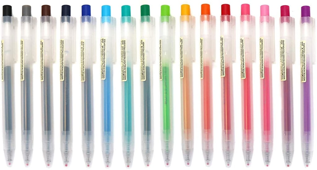 Muji Pen Retractable Gel Ink Ballpoint Pens