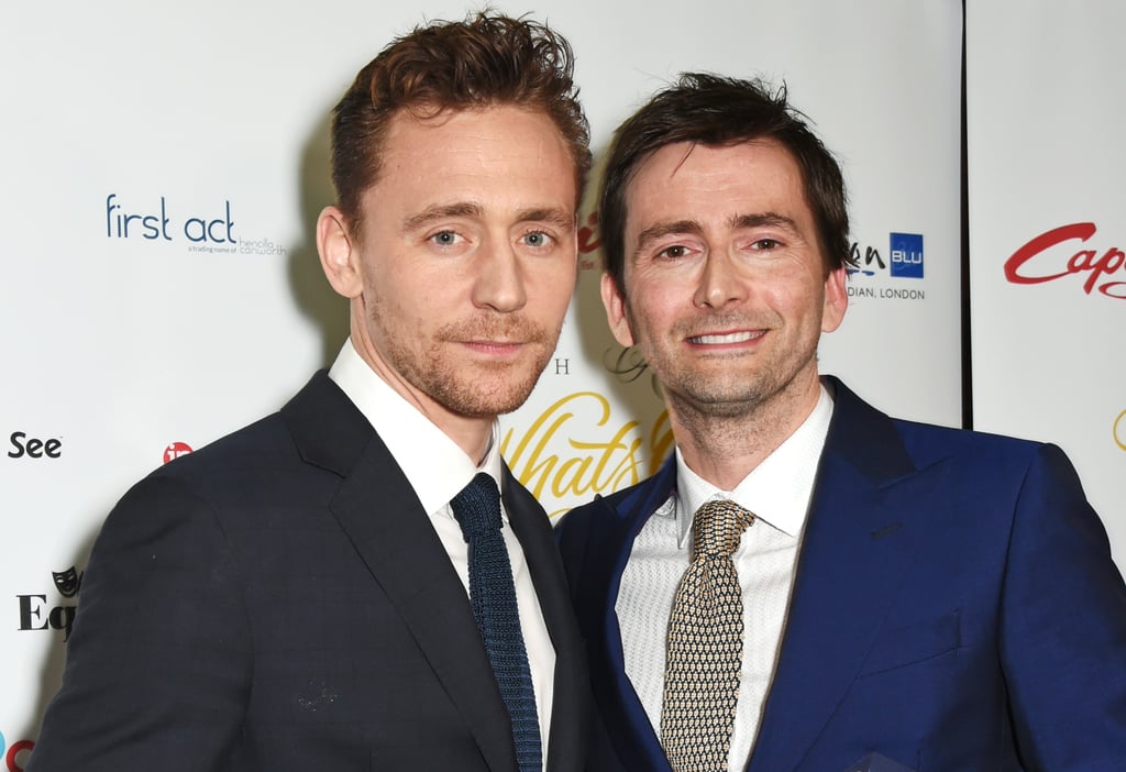 Tom Hiddleston and David Tennant celebrated their theatre successes (in Coriolanus and Richard II) at the 2015 WhatsOnStage Awards.