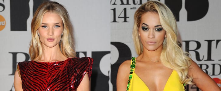 Rita Ora and Rosie Huntington Whiteley at the Brit Awards