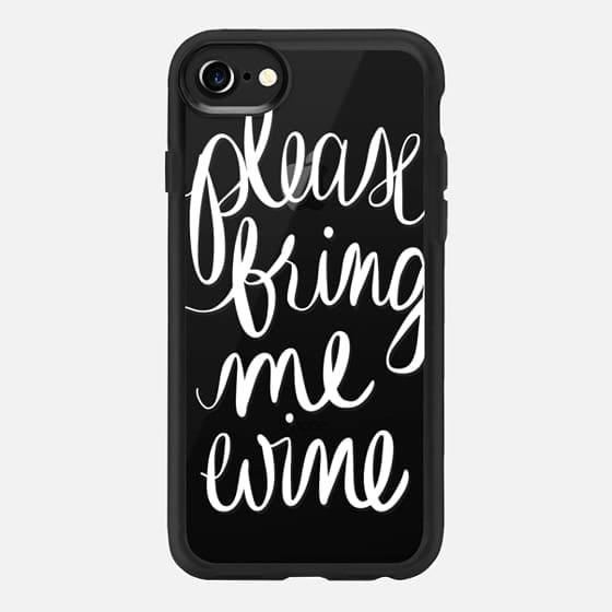 Casetify "Please Bring Me Wine" iPhone 7 Case