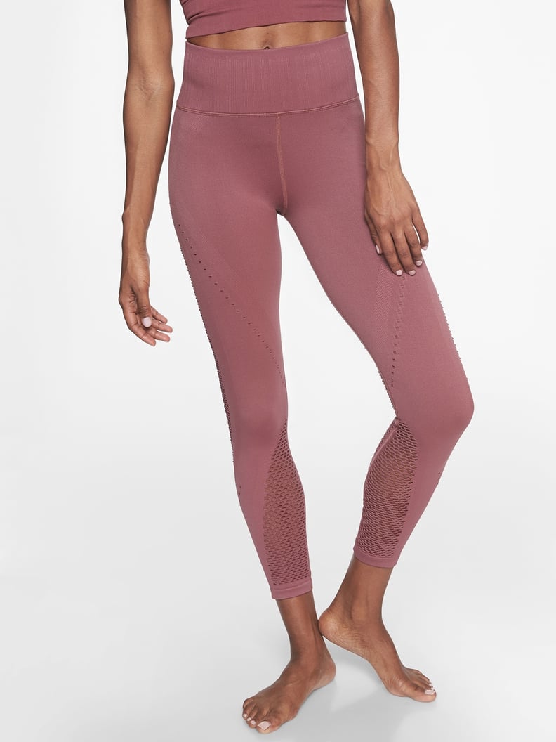 FABLETICS Chloe High-Waisted Light-Compression Colorblock Legging in Rose  Pink