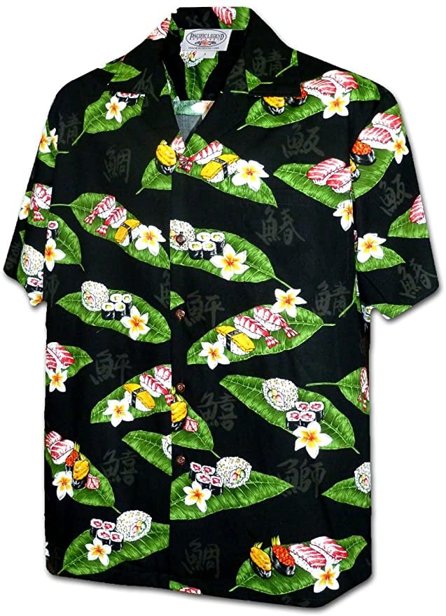 Pacific Legend Sushi Men's 100 Cotton Hawaiian Shirt The Best Gifts