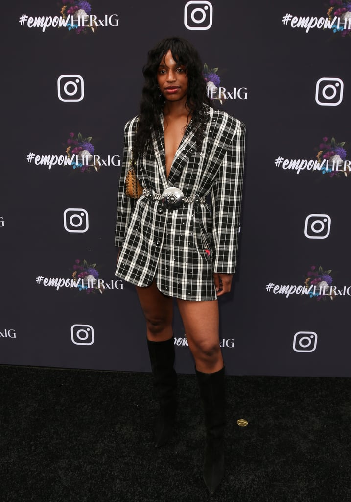 Honey at Instagram's 2020 Grammy Luncheon in LA