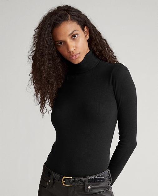 Ralph Lauren x Friends Ribbed Long-Sleeve Turtleneck