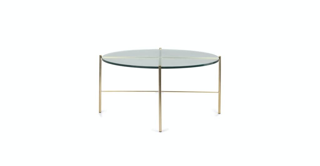 Article Silicus Clear Round Coffee Table