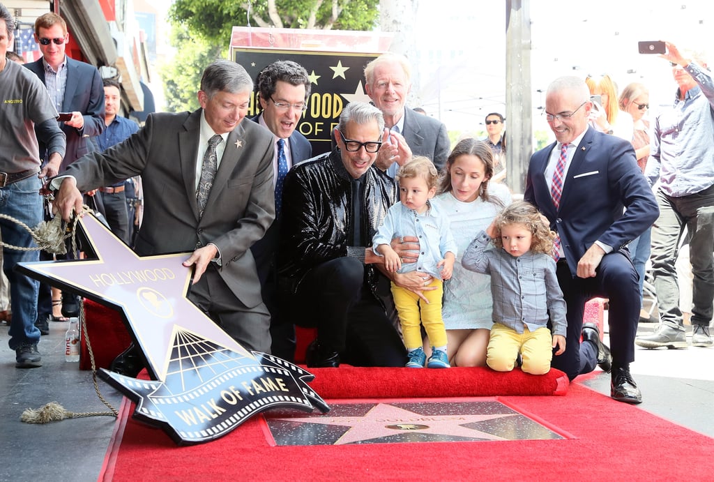 Jeff Goldblum and Family at Hollywood Walk of Fame Ceremony