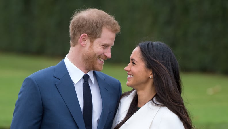 Prince Harry and Meghan Markle at Their Engagement Announcement in 2017