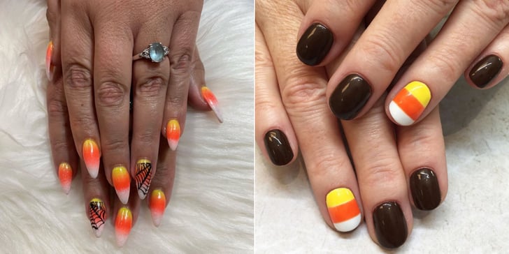 3. Easy Candy Corn Nail Art Tutorial - wide 2