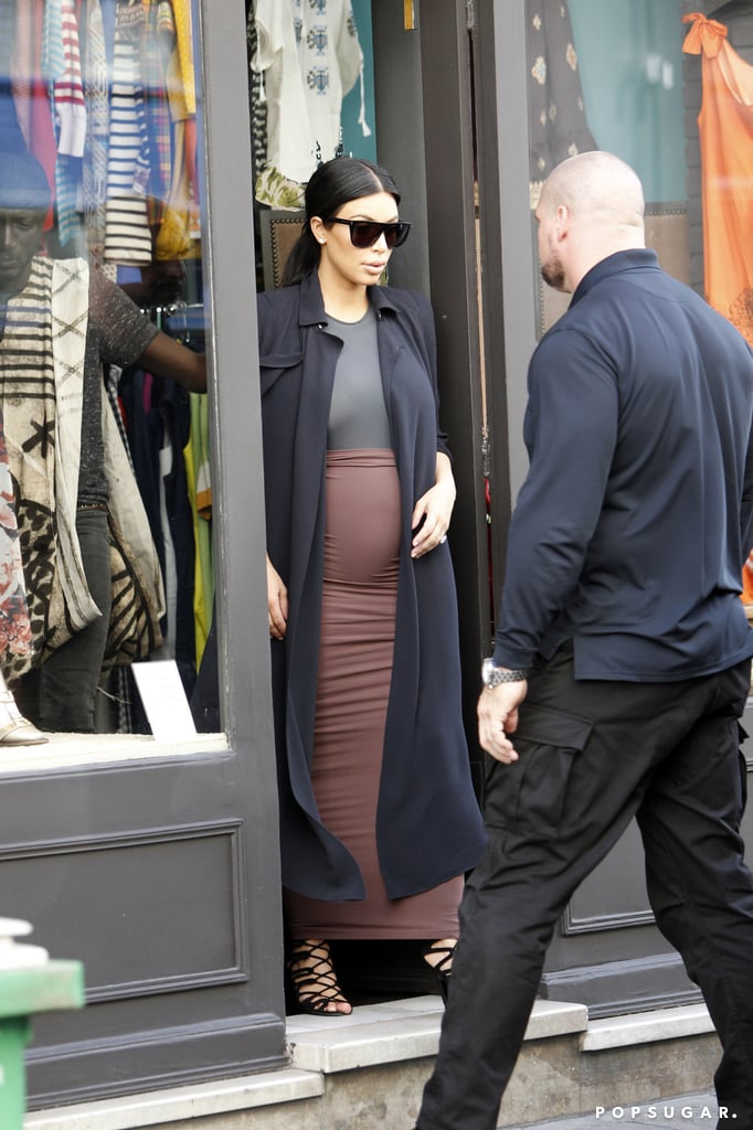 Kim Kardashian Pregnant Pictures July 2015