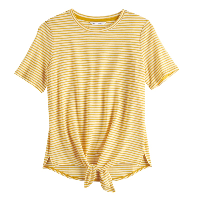 The Stripe: A Tie-Front T-Shirt