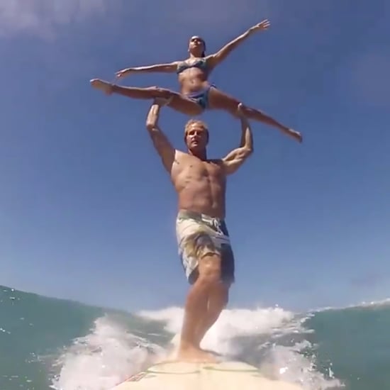Couple Surfing Acrobatics | Video