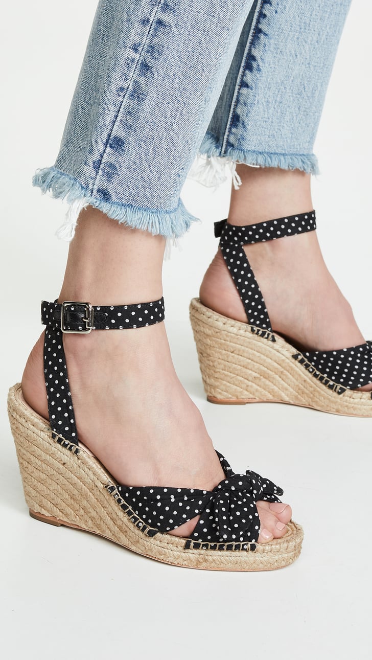 Loeffler randall tessa on sale bow wedge espadrilles
