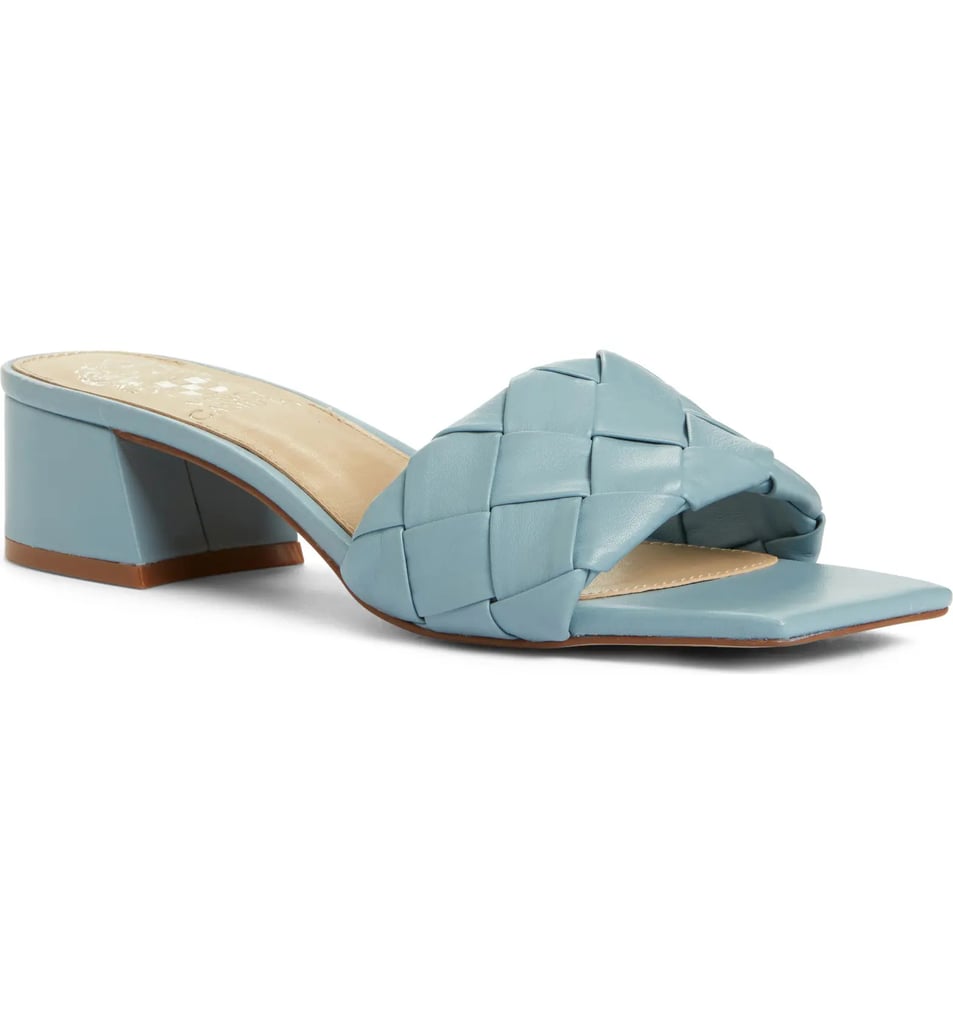 Heeled Sandals: Vince Camuto Semtera Block Heel Slide Sandal