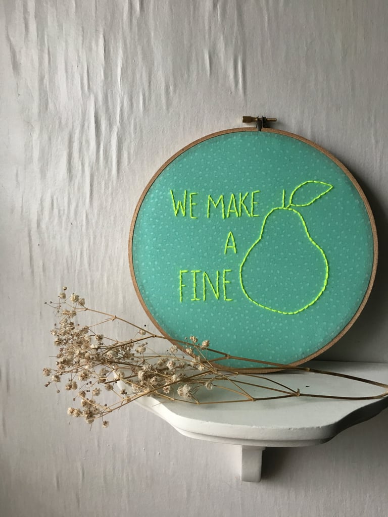 A Fine Pair Embroidery Hoop ($23)