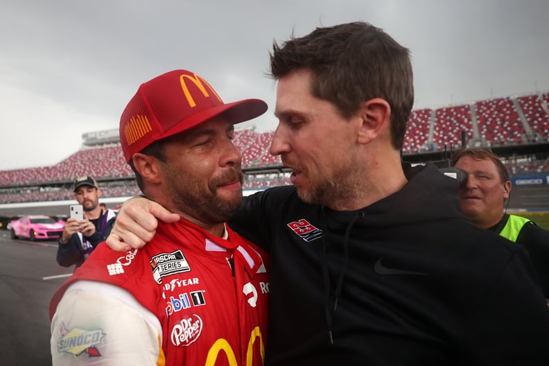 Bubba Wallace Embraces Denny Hamlin, Co-Owner of 23XI Racing