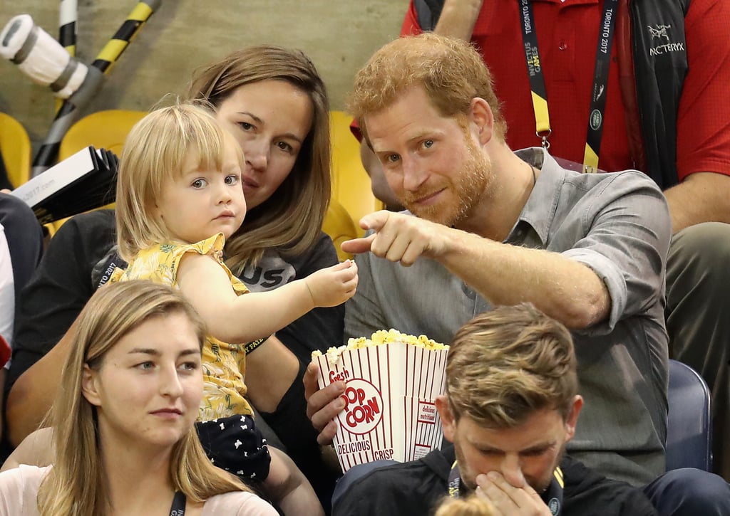 Prince Harry With Little Girl at Invictus Games 2017