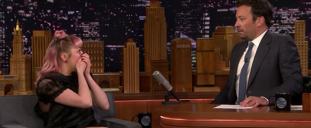 Maisie Williams Game of Thrones Spoiler on The Tonight Show