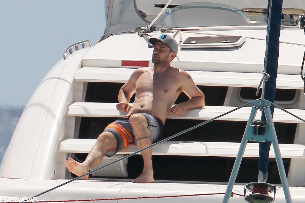 Justin Timberlake and Jessica Biel in Barbados 2014