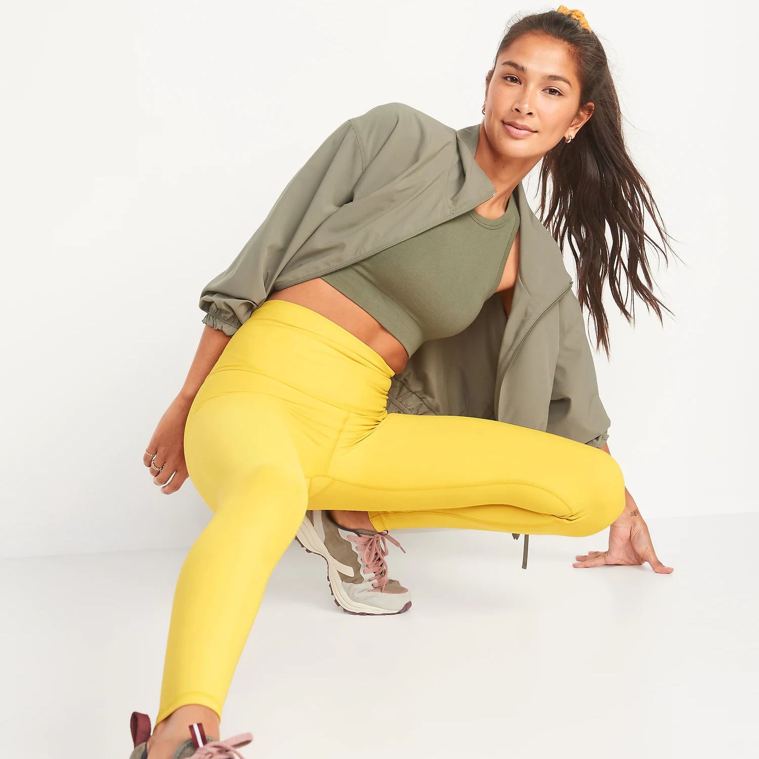 Old navy yellow best sale leggings