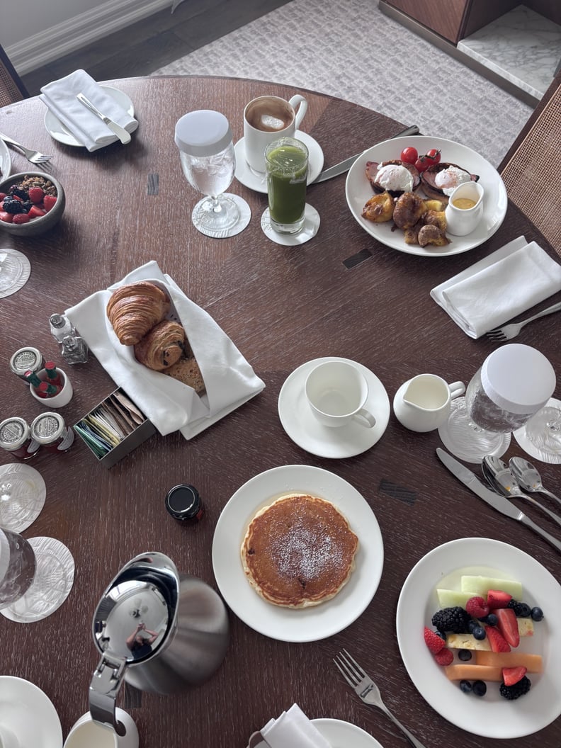 A brunch spread at the Four Seasons Chicago