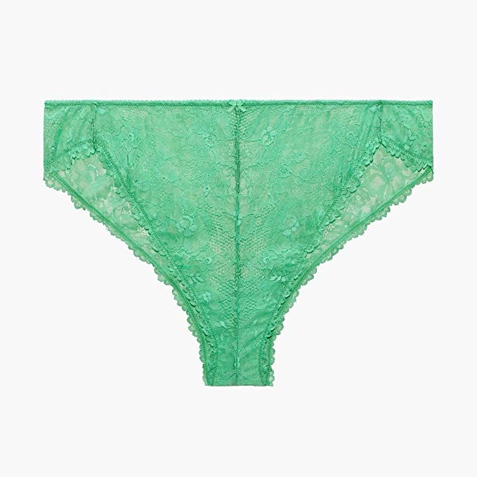 Savage X Fenty By Rihanna Undie Forest Green Lace Thongs Asst Sizes NEW 2  PAIR