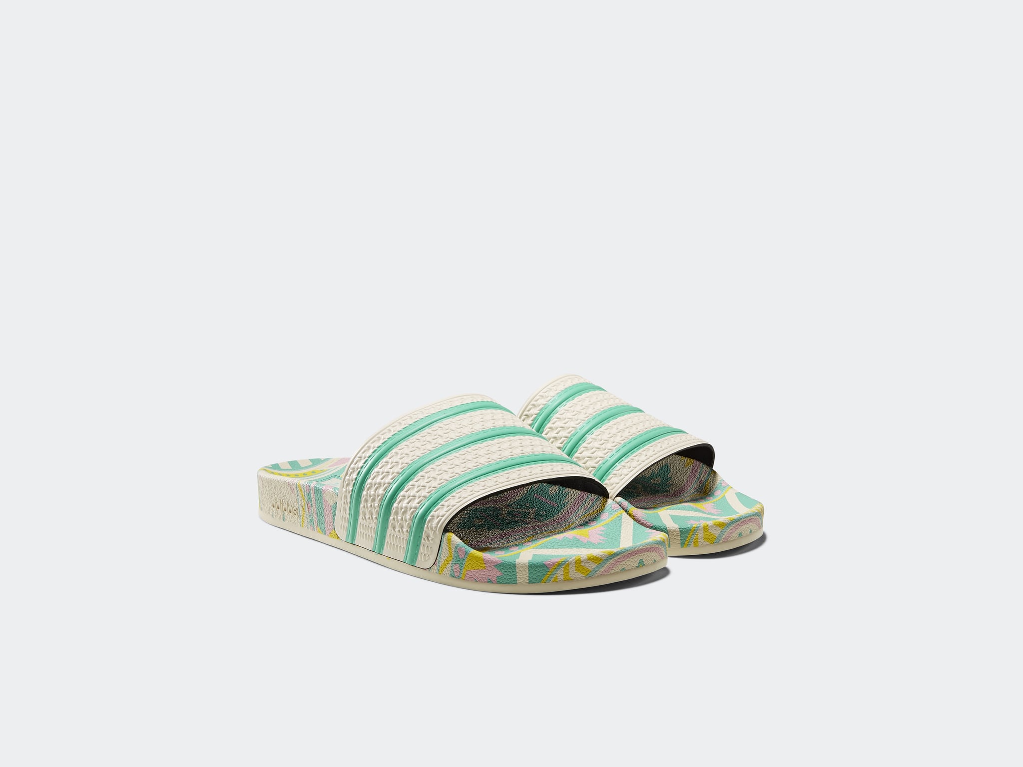 adidas green tea arizona slides