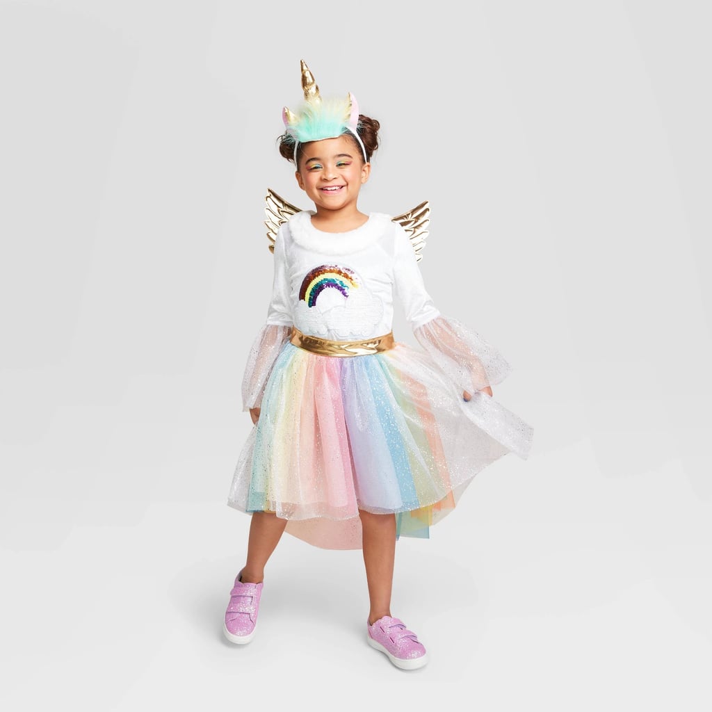 Kids' Rainbow Unicorn Halloween Costume