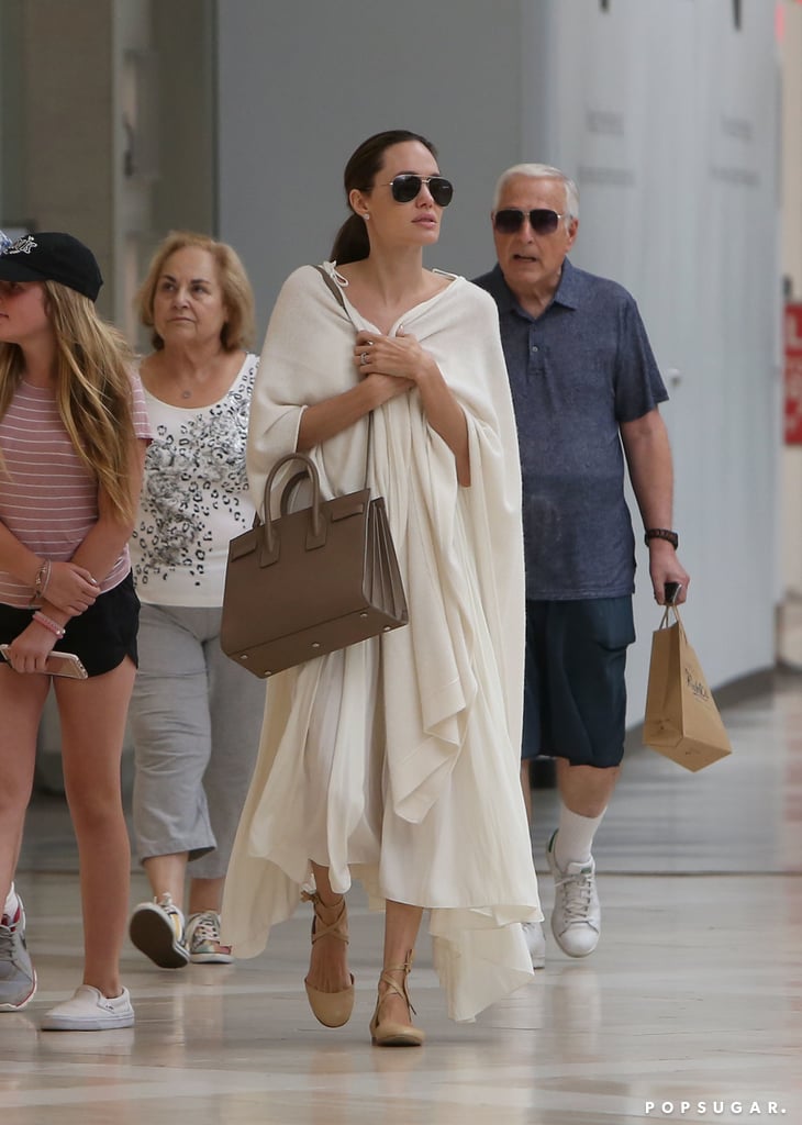 Angelina Jolie Neutral Outfit August 2016