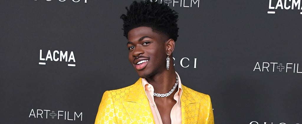 Don't Shock Yourself on These Photos of Lil Nas X's Electric Yellow Suit at the LACMA Gala