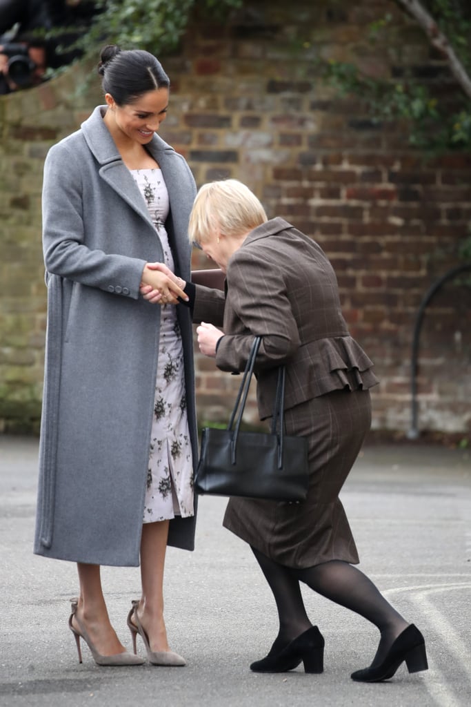 Meghan Markle's Gray Coat 2018
