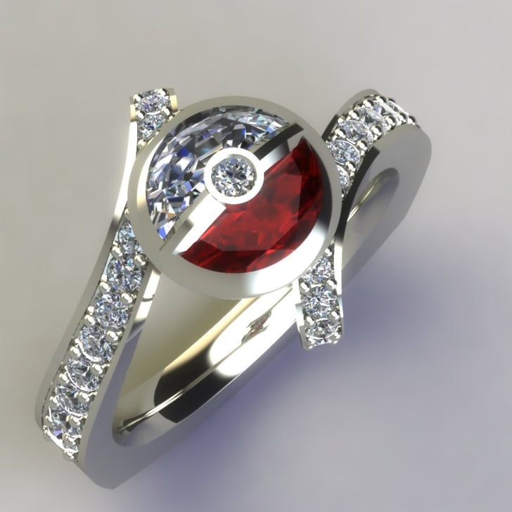 Pokémon Awesome Geek Themed Engagement Rings POPSUGAR Australia