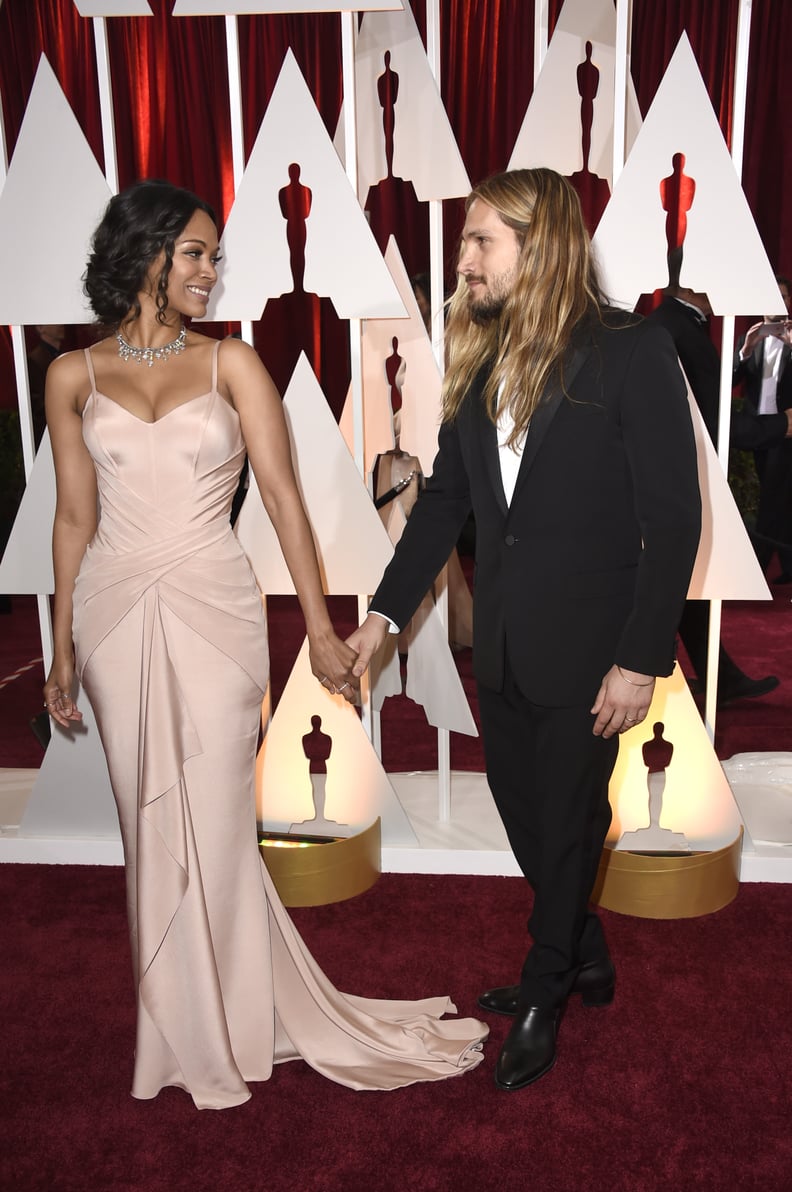 Zoe Saldana and Marco Perego