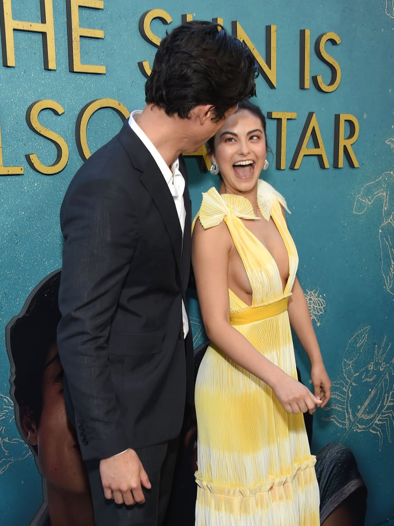 Camila Mendes and Charles Melton at The Sun Is Also a Star