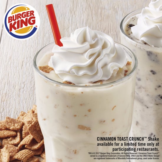 Burger King Cinnamon Toast Crunch Milkshake