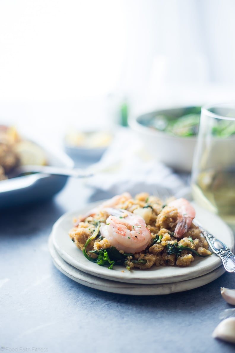 Slow-Cooker Garlic-Butter Shrimp and Quinoa